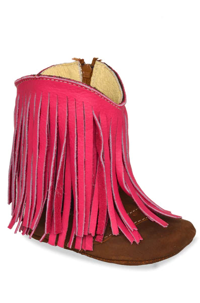 Redhawk Pink Fringe Infant Boot