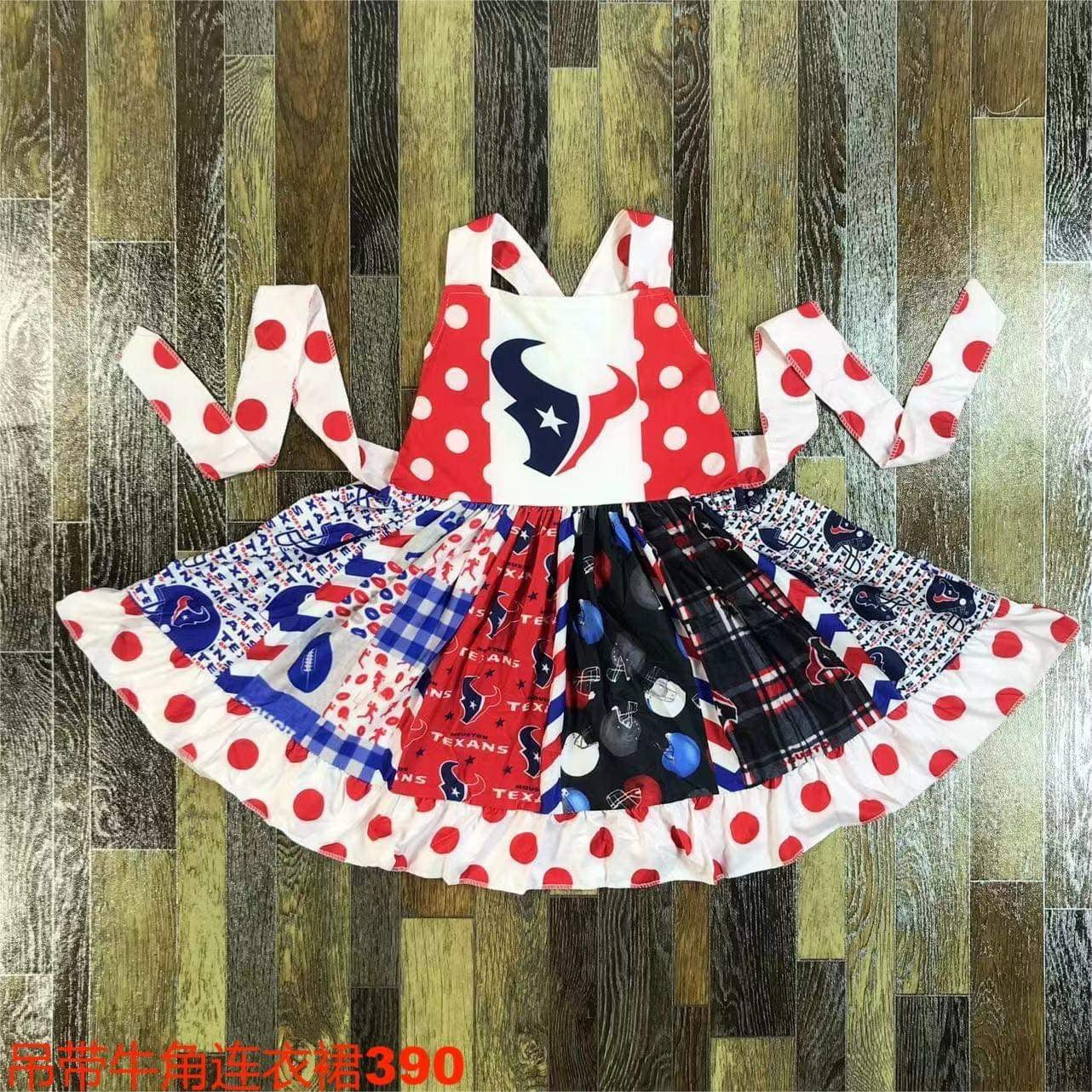 Texans Panel Dress