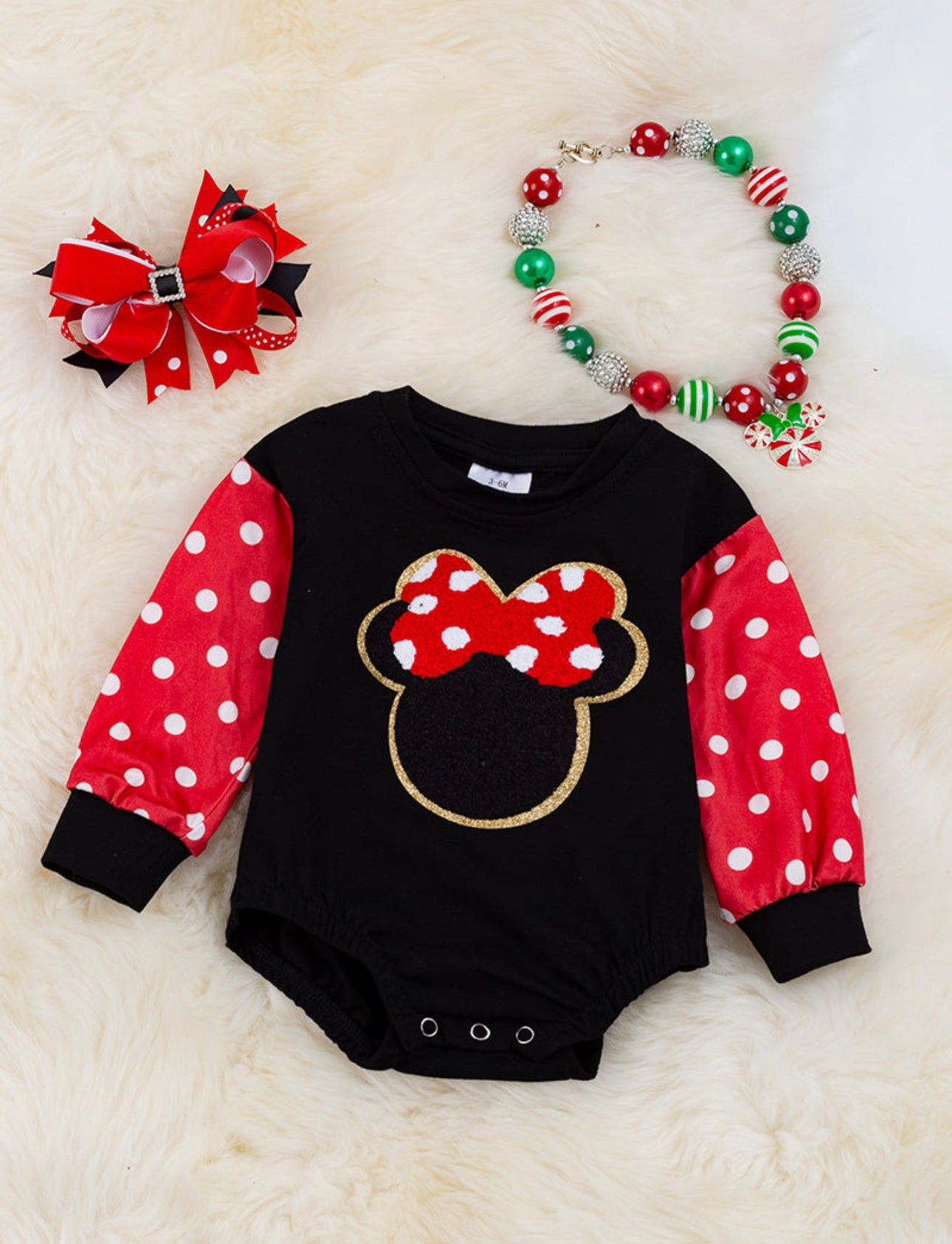 Minnie Applique Romper