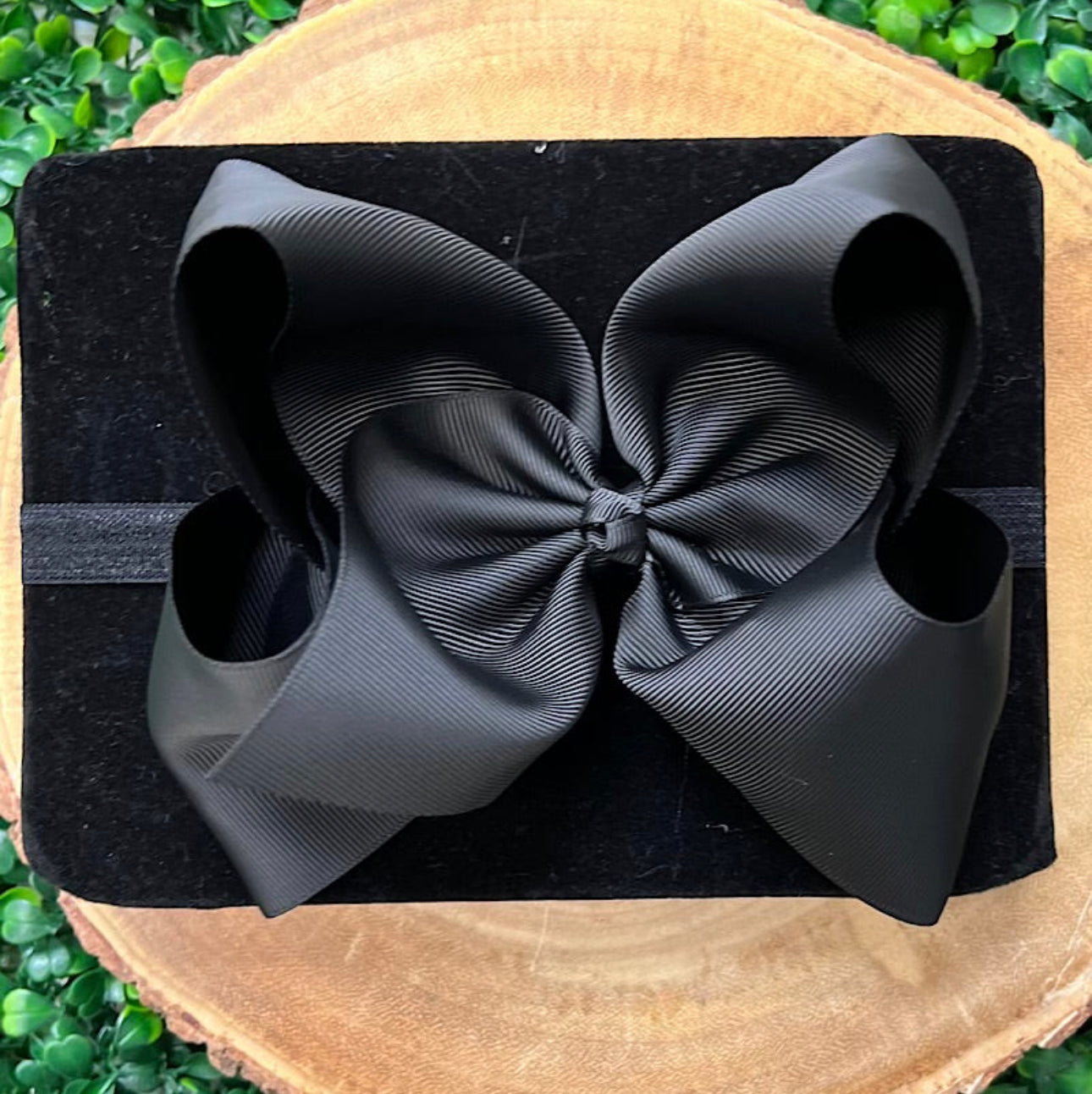 Black Bow Headband