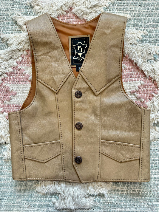 Boys Tan Vest