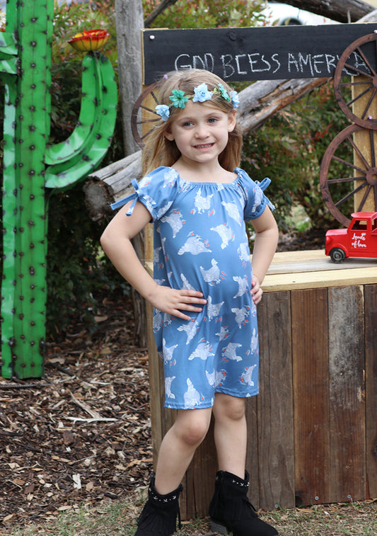 Blue Chicken Dress