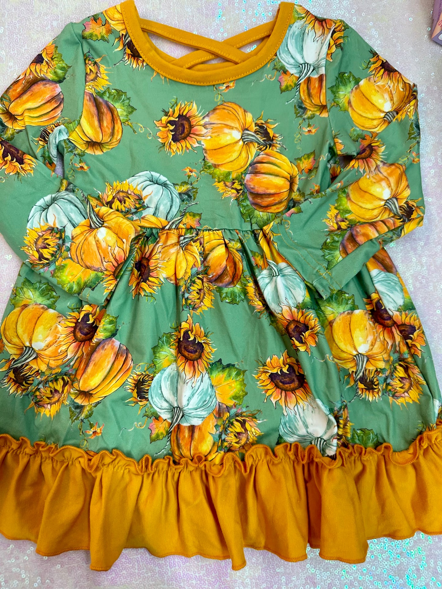 Pumpkin & Sunflowers Dress