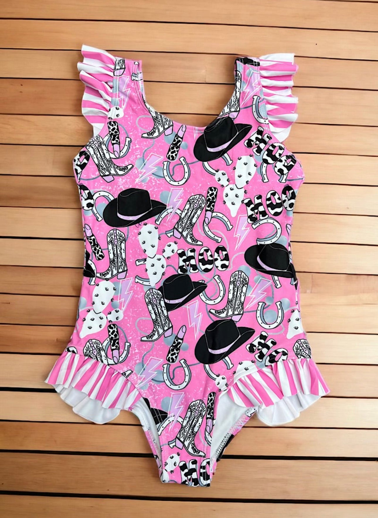 Western Print Swimsuit