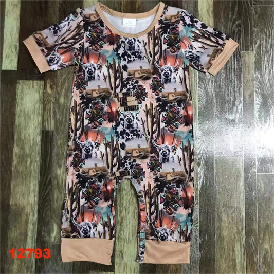 Boys More Cowboys Romper