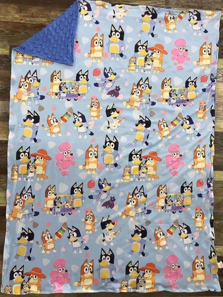 Blue Blue Dog Blanket