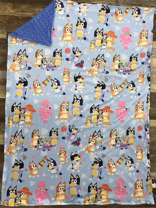 Blue Blue Dog Blanket