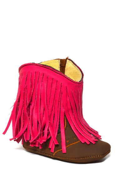 Redhawk Pink Fringe Infant Boot