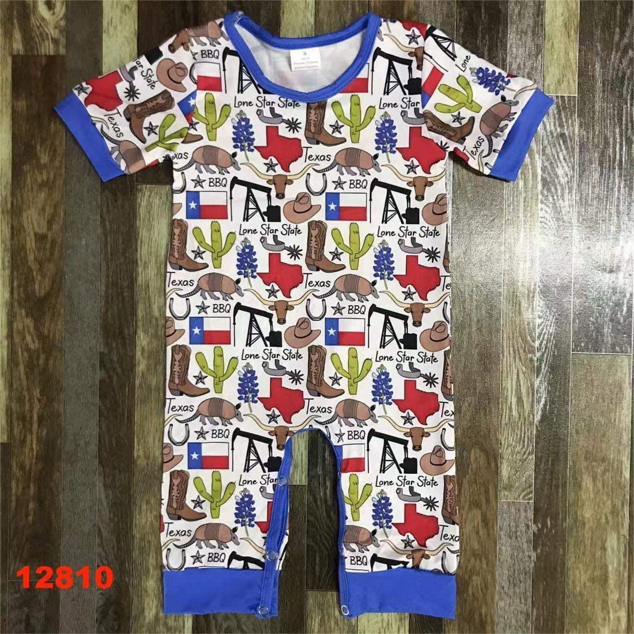 Lonestar State Boys Romper