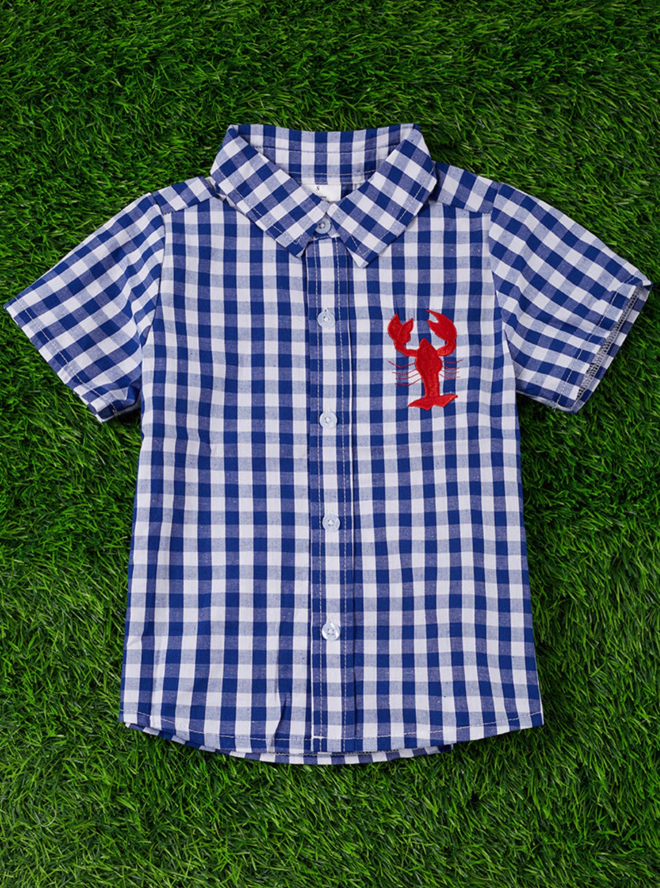 Gingham Crawfish Shirt