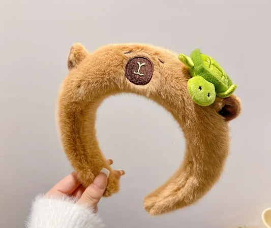 Capybara Plush Headband