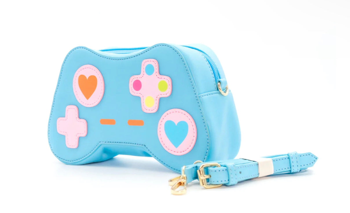 Blue Game Controller Purse