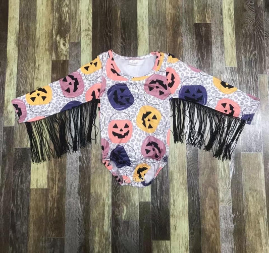 Trick or Treat Tassel Romper