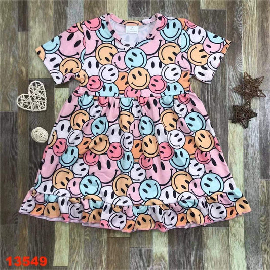 Smiley Face Ruffle Dress